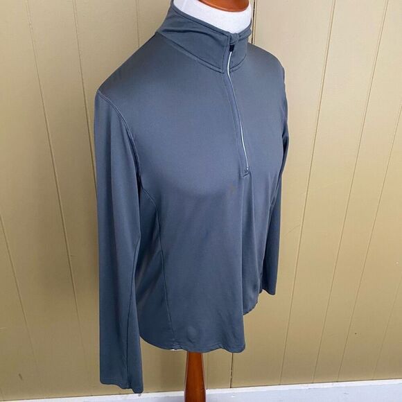 Xersion men M lightweight longsleeve quarter zip pullover grey - Picture 3 of 8